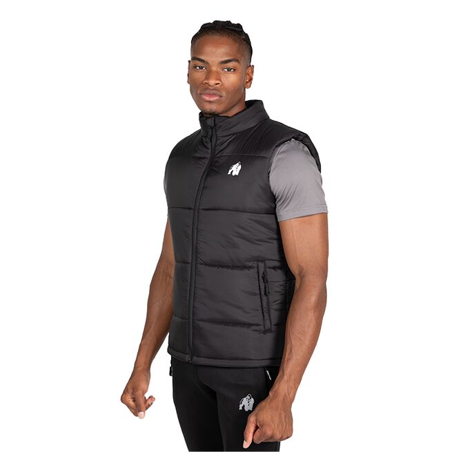 Irvine Puffer Vest, black, S 