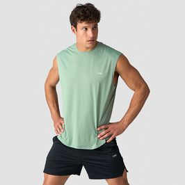Stride Sleeveless T-shirt, Light Moss, L  Stride Ermeløs T-skjorte, Grønn