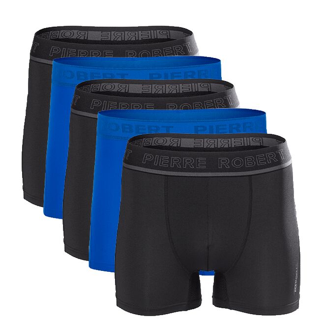 5-Pack Sports Boxer Men, Black/Blue, M 