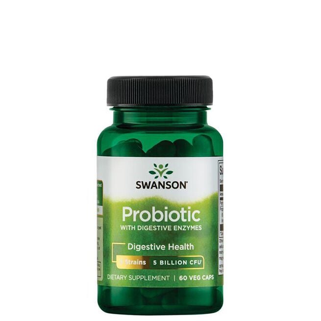 Probiotika med enzymer 60 kapsler