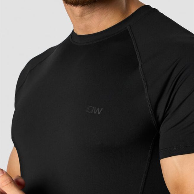 ICIW Stride Muscle Fit T-shirt Men, Black