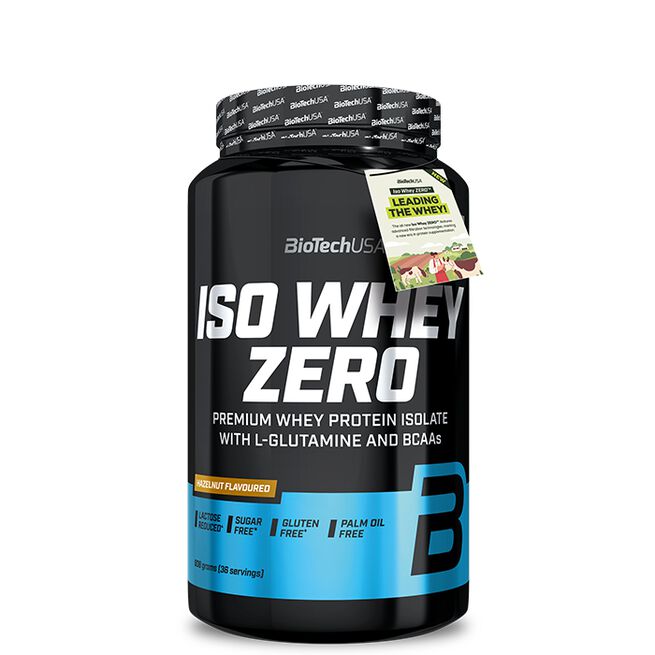 Iso Whey Zero Laktosreducert Myseproteinisolat 908 g Hazelnut