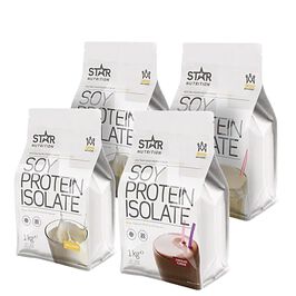 Star Nutrition Soy protein isolate Mix&Match: 4 x Soy Protein Isolate Soyaproteinisolat 1 kg