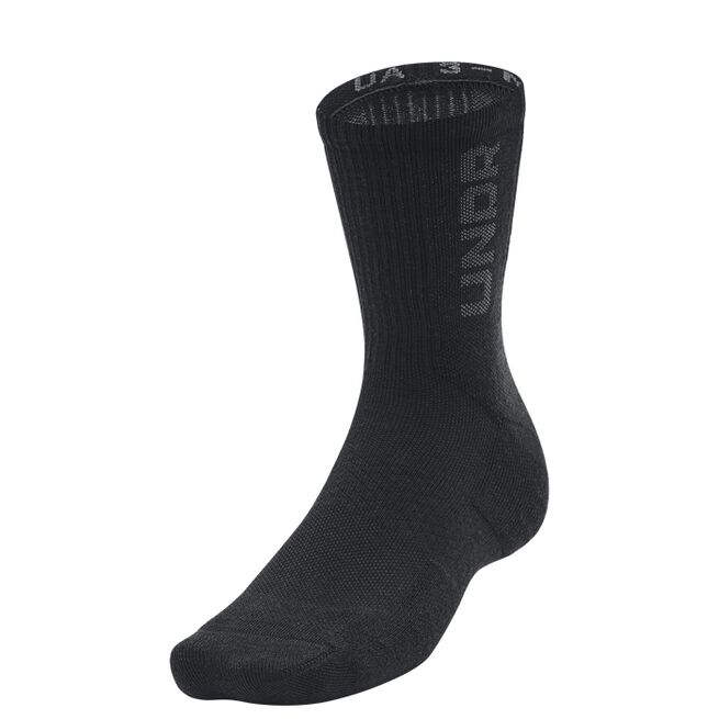 3-Maker 3pk Mid-Crew, Black