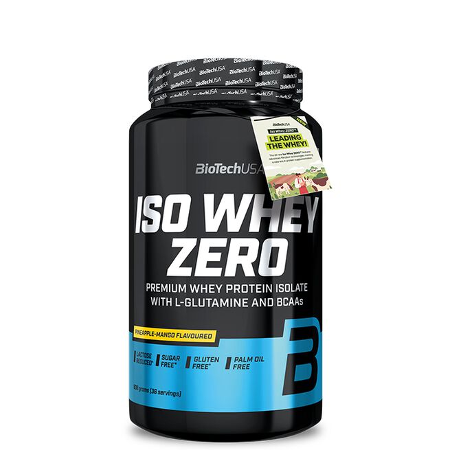 Iso Whey Zero Laktosreducert Myseproteinisolat 908 g Pineapple Mango