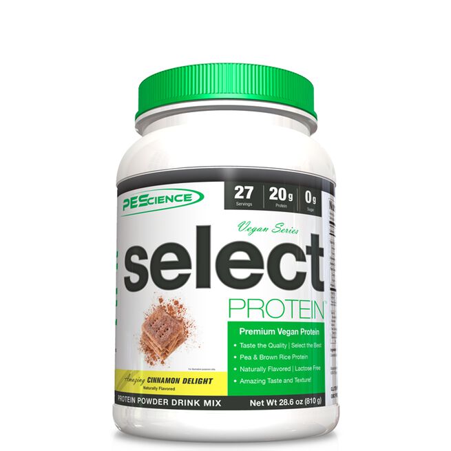 Select Vegansk Proteinpulver 27 porsjoner Cinnamon