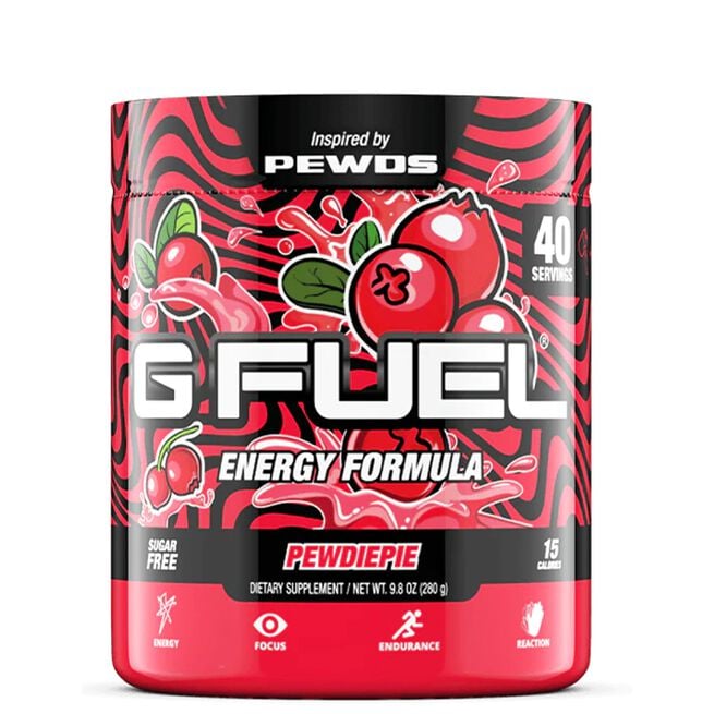 G Fuel Energy Formula Energidrikkpulver 40 porsjoner Pewdiepie