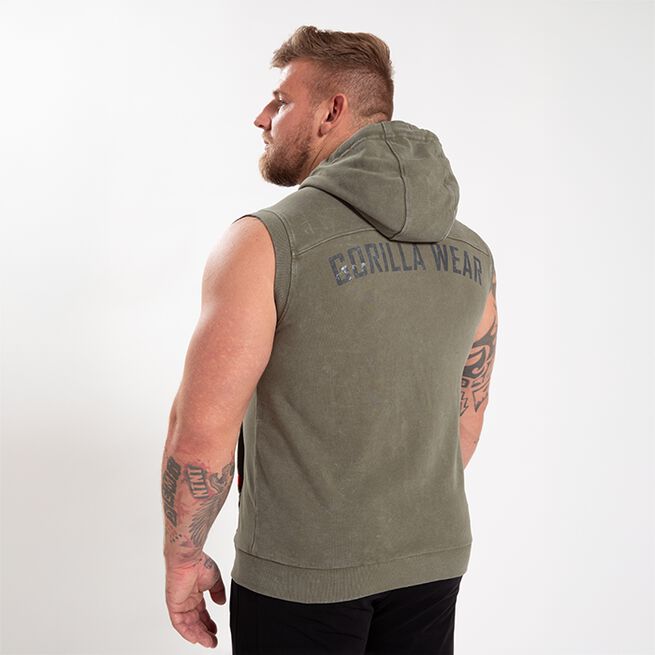 Silverdale Ermeless Hoodie Grønn