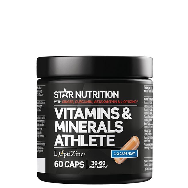 Ultimate Vitamins & Minerals Athlete 60 kapsler