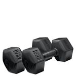 Iron Gym 4kg x 2 Fixed Hex Dumbbell, Pair 