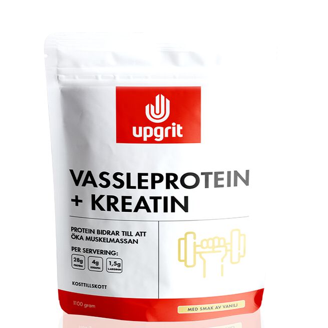 Myseprotein + Kreatin 1100 g Vanilje