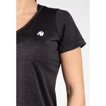 Elmira V-Neck T-Shirt, Black, M 