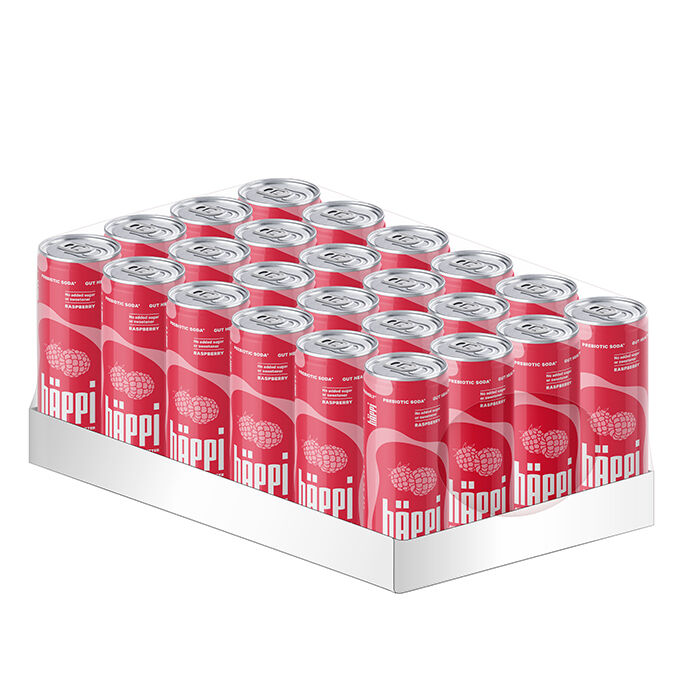 24 x h&Auml;ppi 330 ml Hallon