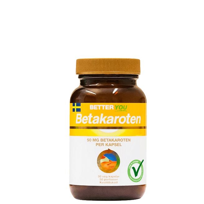 Betakaroten 50 mg kapsler