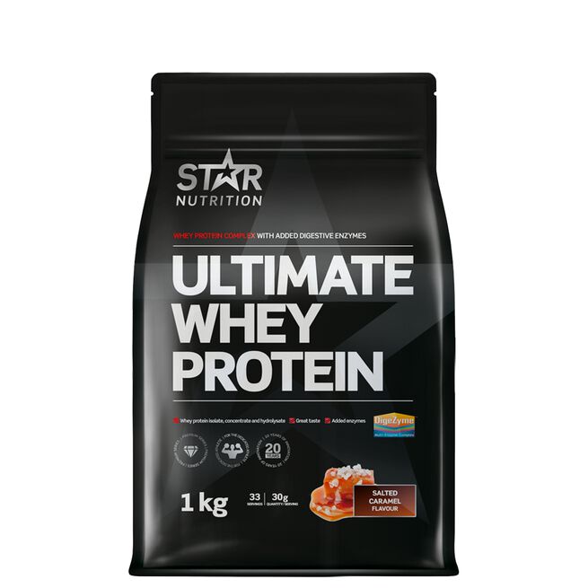 Ultimate Whey Myseprotein 1 kg Salted Caramel