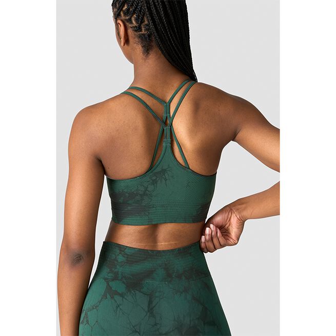 Define Seamless Tie Dye Sport-BH Grønn