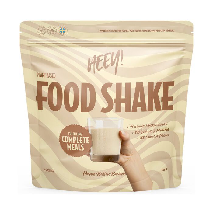 Vegansk Food Shake M&aring;ltidsers&auml;ttning 1400 g jordnotssmor_banan