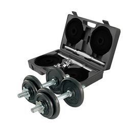 Adjustable dumbbell set, 2x10 kg  Gymstick Justerbart Manualsett 2x10kg