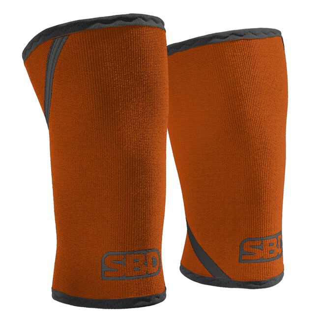 Forge Powerlifting Knee Sleeves Orange
