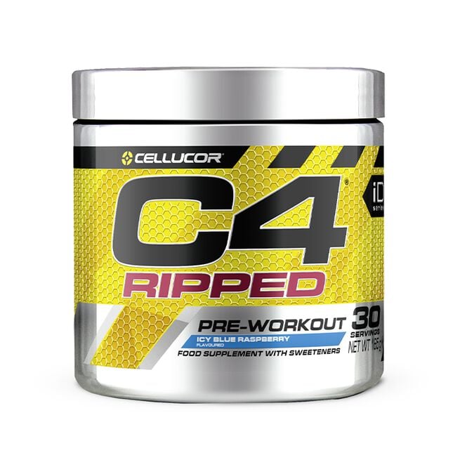 C4 Ripped PWO Icy Blue Raspberry 30 porsjoner Icy Blue Raspberry