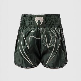Venum Serpenti Muay Thai Shorts Kaki/Bronze/Ivory, L  Serpenti Muay Thai-Shorts Khaki Bronse Ivory