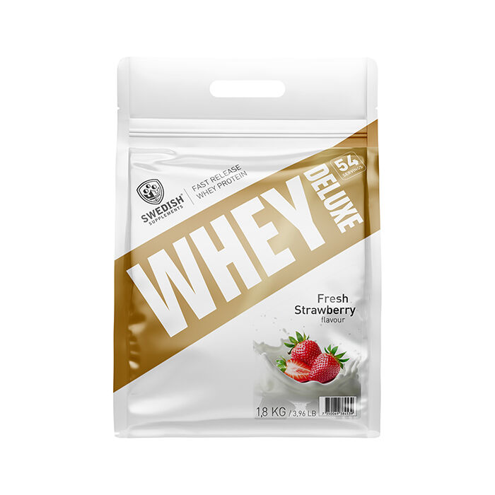 Whey Deluxe Myseprotein 1800 g fresh_strawberry