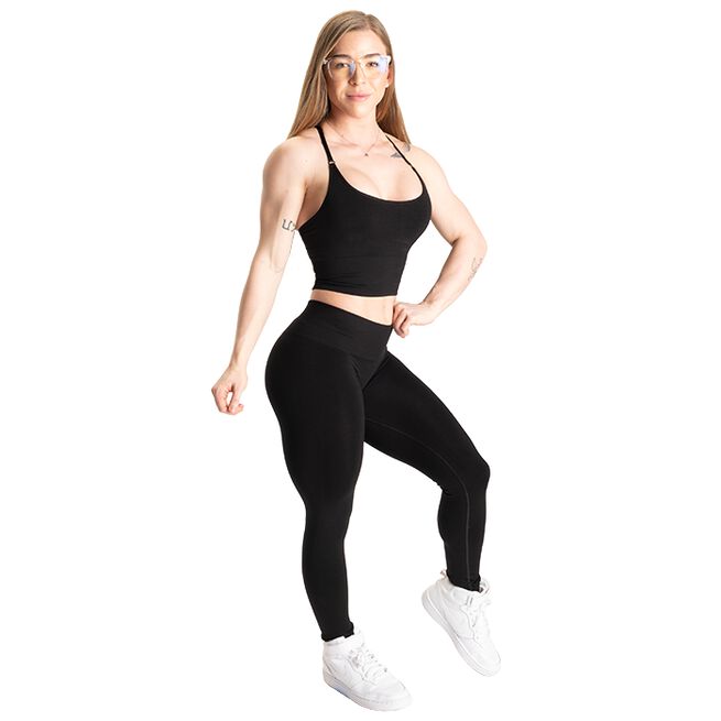 Rockaway Bra, Black Melange