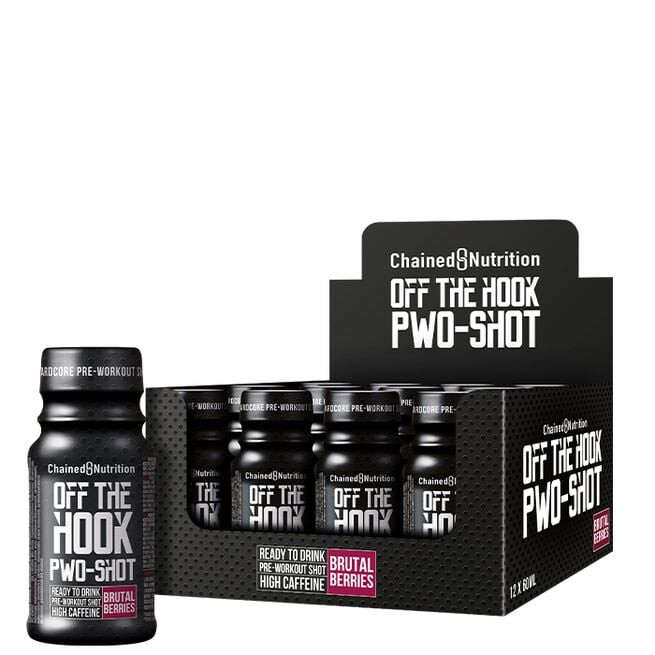 12 x Off The Hook PWO-Shot 60ml Brutal Berries