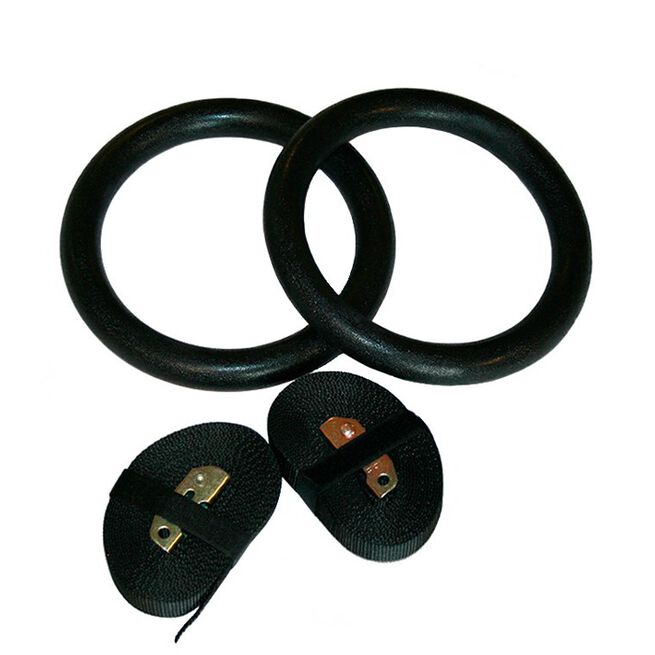 Gym Rings Romerske Ringer Svart