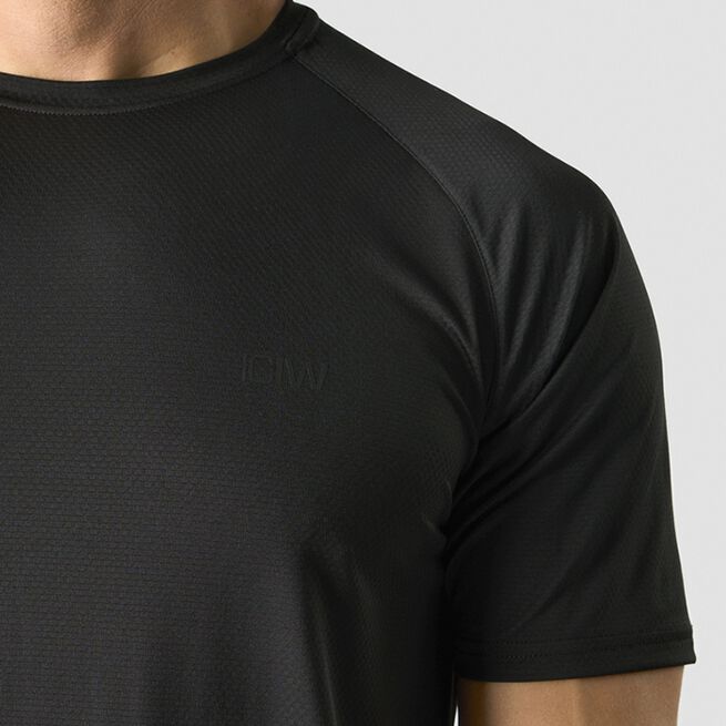 ICANIWILL Stride Raglan T-shirt, Black
