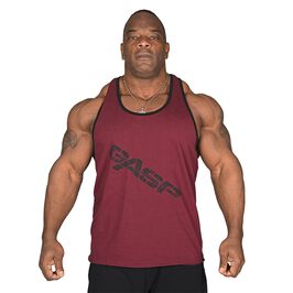Gasp Vintage T-back, Maroon Vintage T-Back Linne Mørkerød