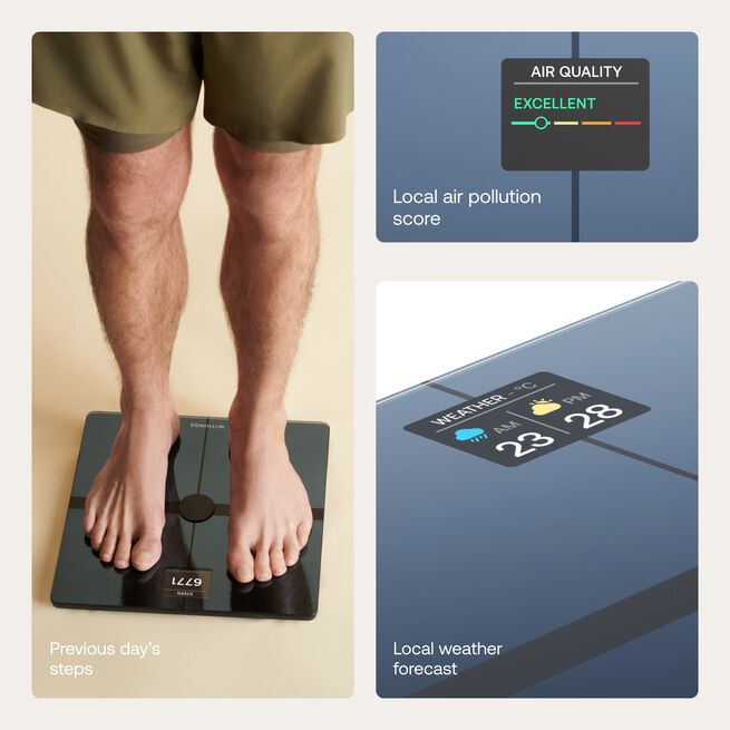 Body Smart Diagnostisk Personvekt Svart