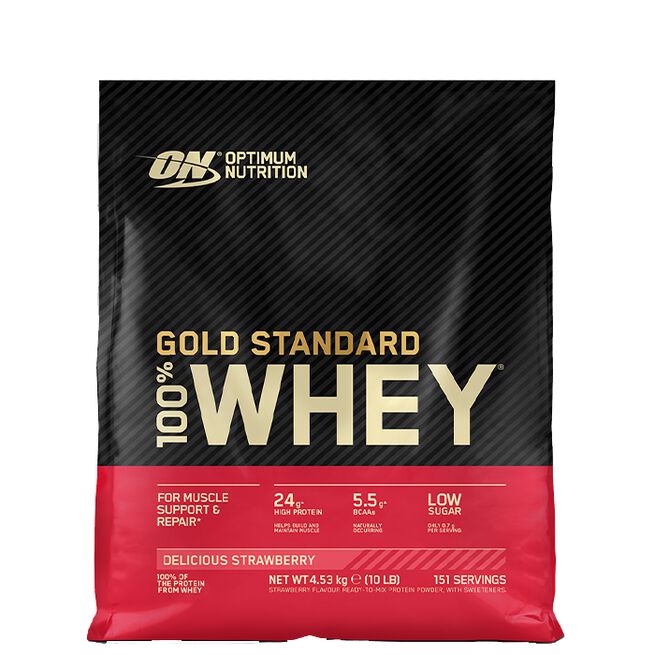 100% Whey Gold Std, 4545 g, Delicious Strawberry