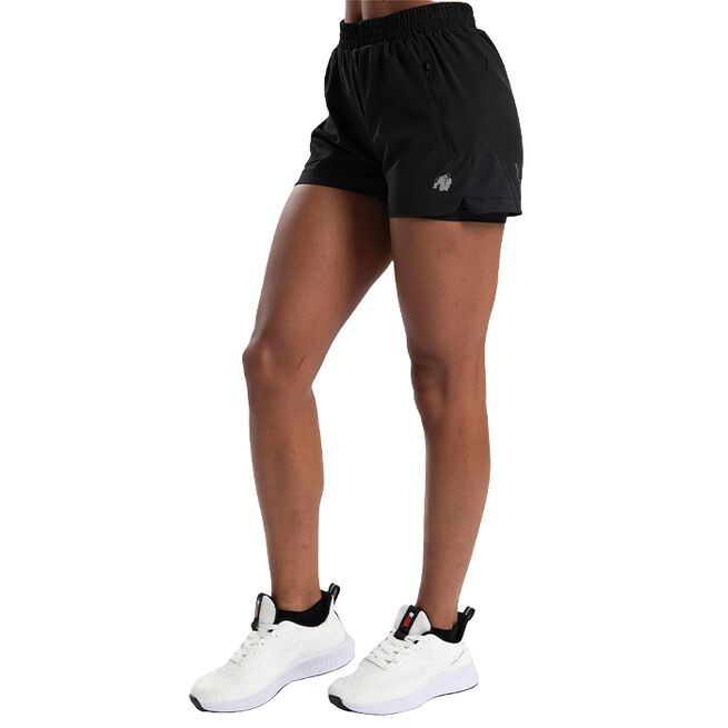 Katy 2-In-1 Shorts, Black