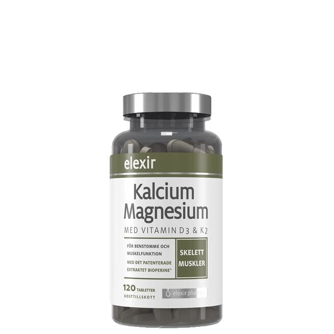Kalcium Magnesium, 120 tabletter 
