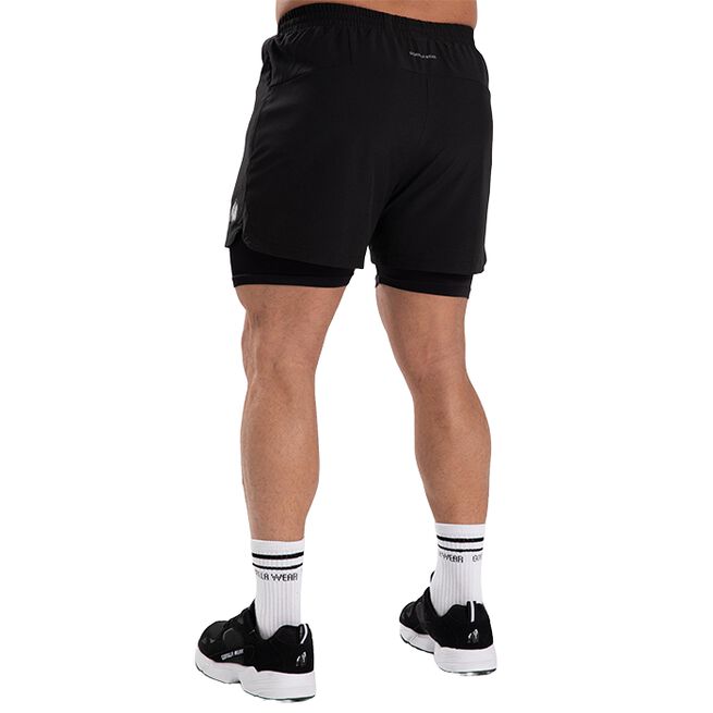 Cortez 2-In-1 Shorts, Black