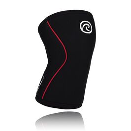 RX Knee Sleeve, 7mm, Black/Red, XS  RX Knestøtte 7mm Svart/Rød