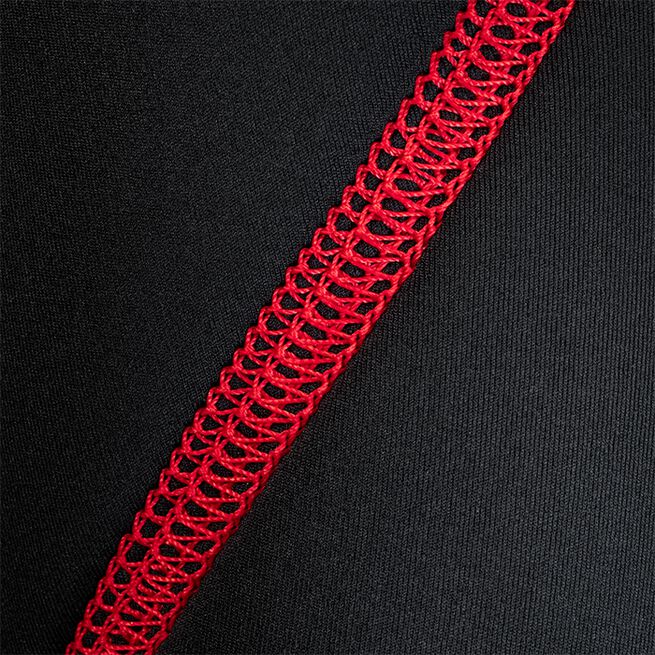 SBD Knee Sleeves, 7mm, Black/Red
