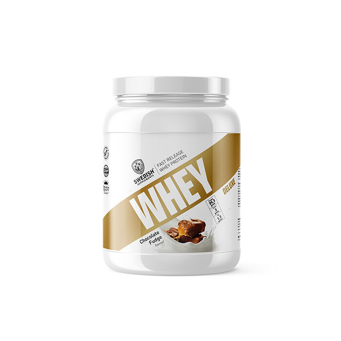 Whey Deluxe Myseprotein 900 g chocolate_fudge