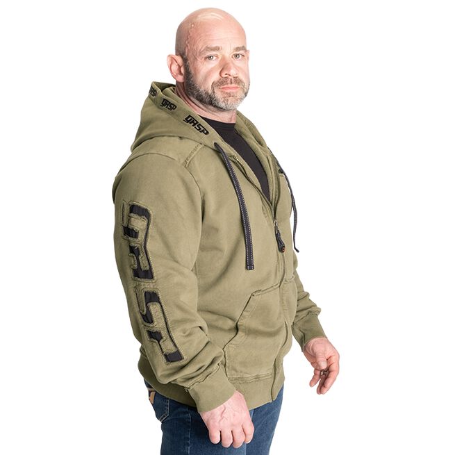 Pro Gym Hoodie Acid Wash Grønn