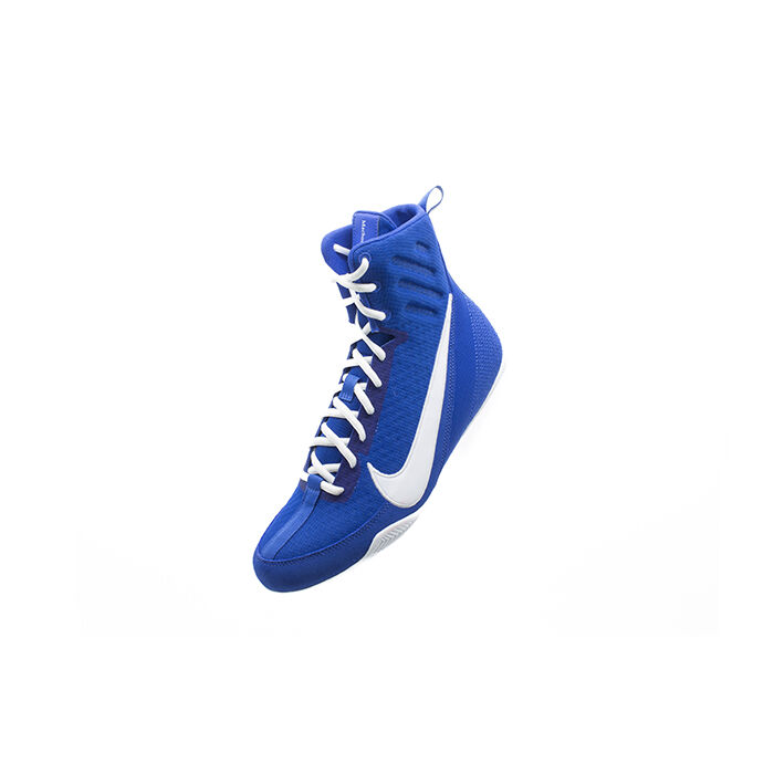 Nike Machomai 3 Boksesko Bl&aring; Hvit