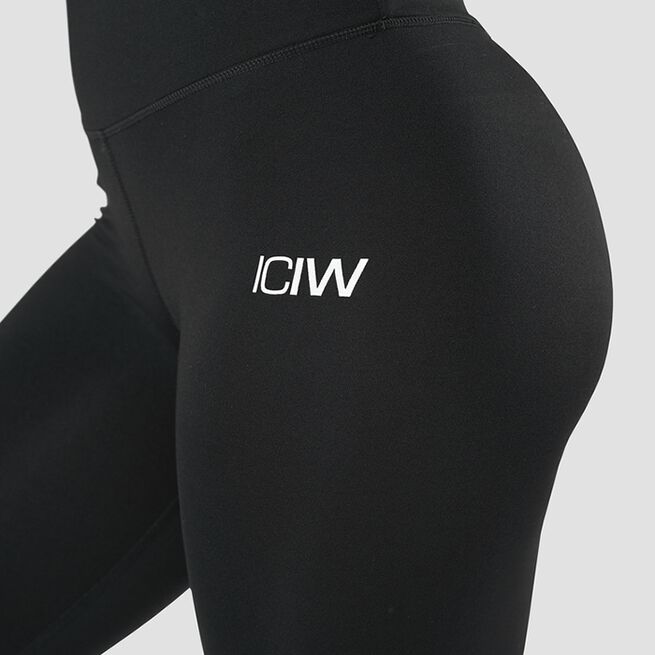 Scrunch V-shape Tights, Black