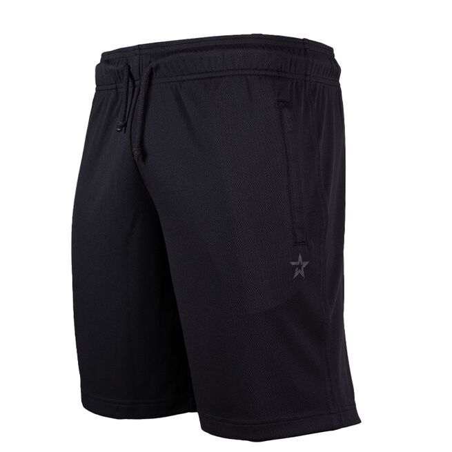Star Mesh Shorts Svart