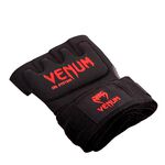 Venum Kontact Gel Glove Wraps, Black/Red
