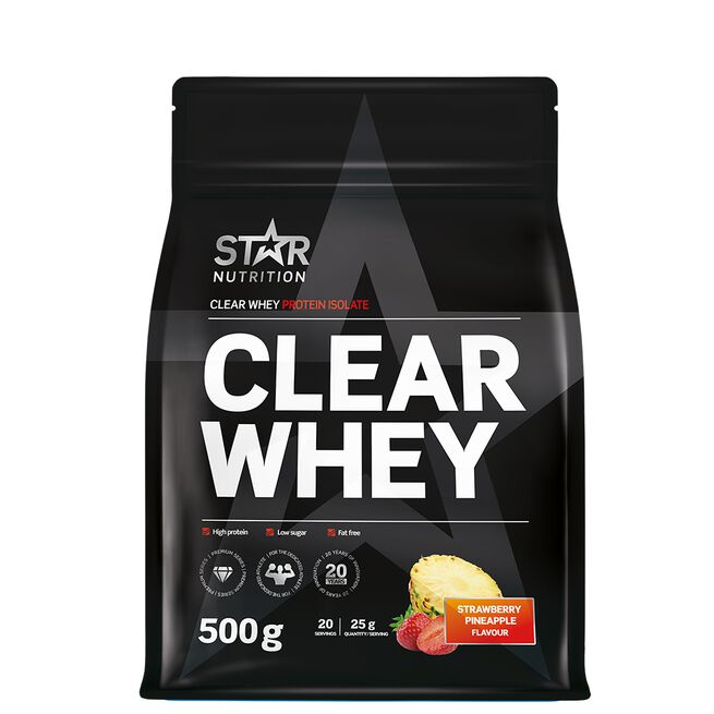 Clear Whey Myseprotein 500 g Strawberry Pineapple