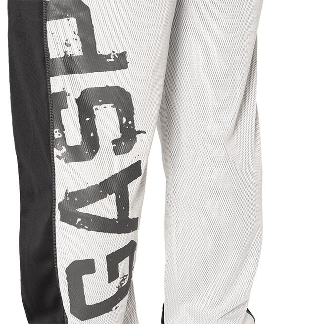 GASP No 1 Mesh Pant White Grey