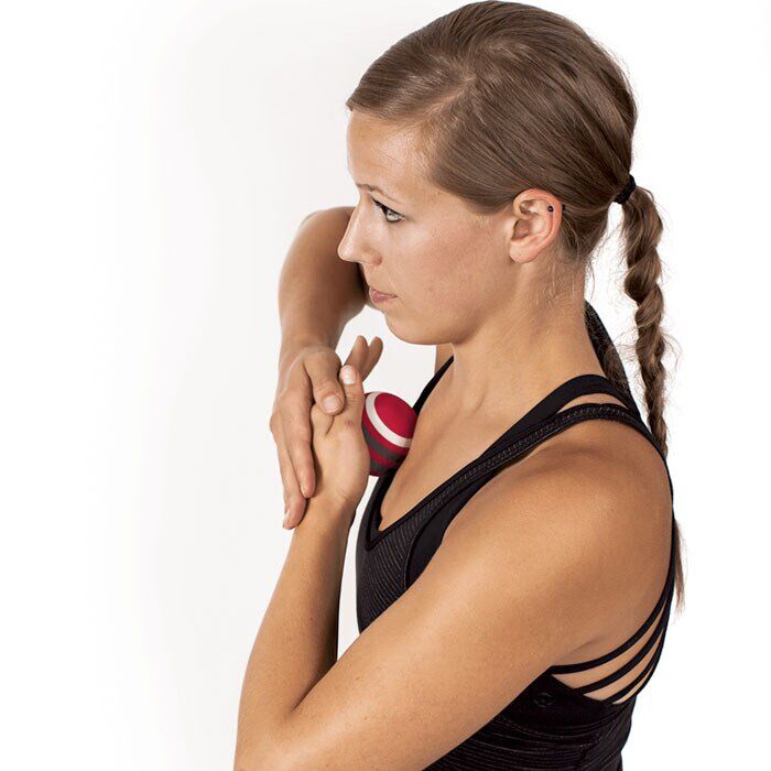 Trigger Massasjeball R&oslash;d