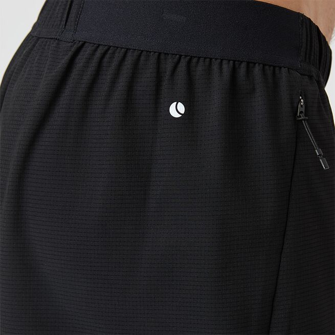 Zip Shorts Svart