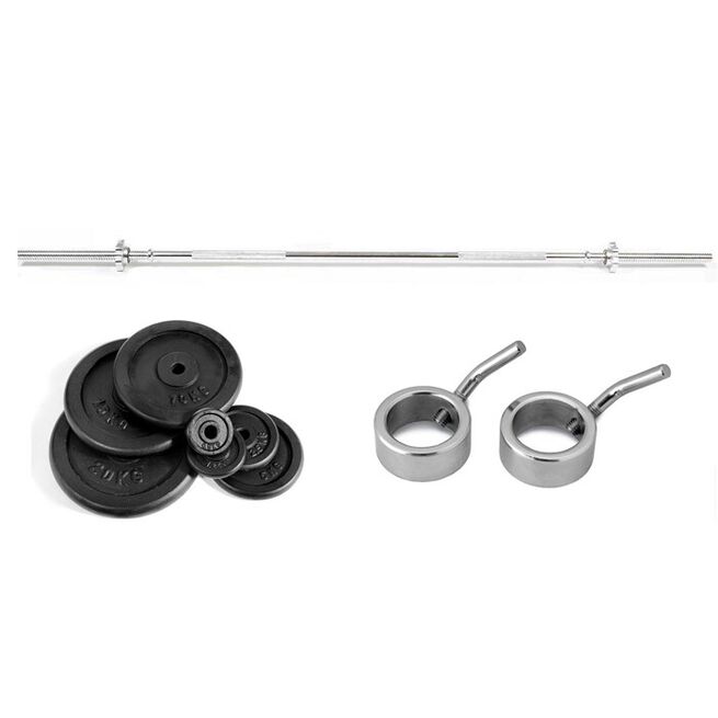 Vektstangset 25mm, 80 kg