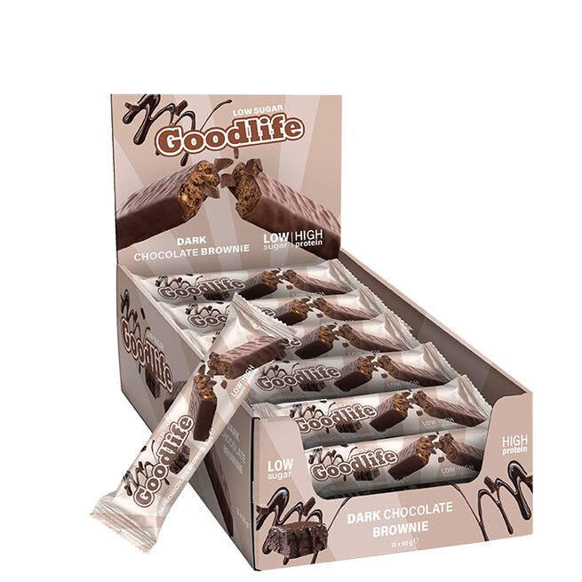15 x Low Sugar Proteinbar 50 g Dark Chocolate Brownie